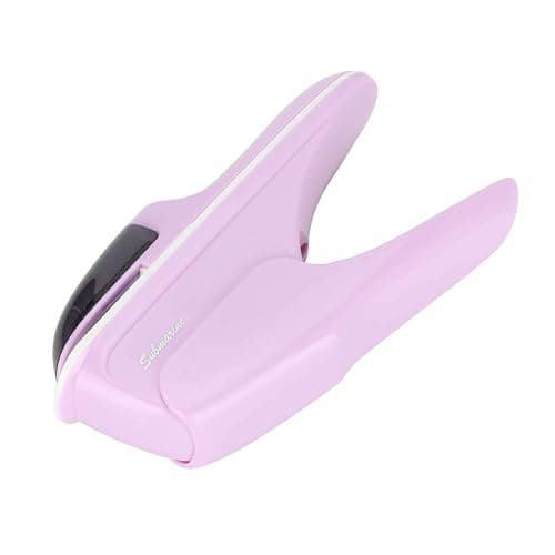EIMSOAH Stapleless Stapler, Labor Saving Ergonomic Handle Safe for Children No Staple Binding Up to 8 Sheets, with Strong ABS Material, for Office School Home Use (Purple) thumbnail 8