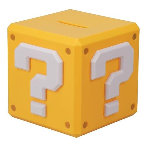 Super Mario Question Block Money Box - Officially Licensed Gift for Kids Bedroom Accessories & Decor | Paladone thumbnail 8