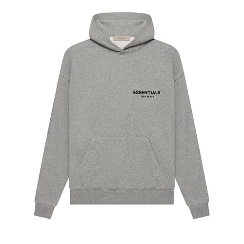 ESSENTIALS Pullover Hoodie Cotton Blend Adult Men Oversized, baggy fit. choose One or Two size down. thumbnail 2
