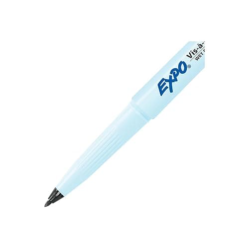 EXPO Wet Erase Markers, Semi-Permanent, Black, Ultra Fine Tip, 12 Count - For Writing on Glass, Whiteboards, Mirrors, Calendar, Labeling, Organizing thumbnail 4