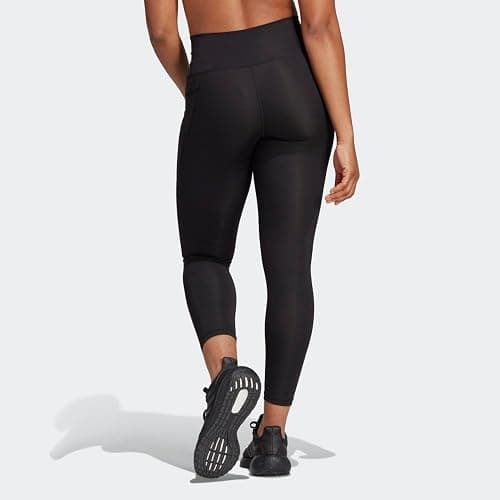 adidas Womens Optime Stash Pocket High Waisted 7/8 Tights thumbnail 2