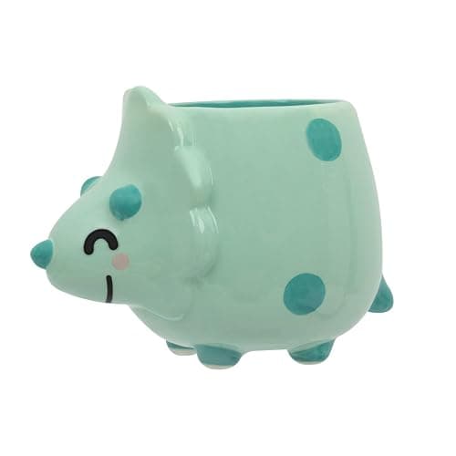 Mr. Wonderful - Mug 3D - Dinosaure - Mug en céramique en forme de dinosaure Capacité : 330 ml, White thumbnail 3