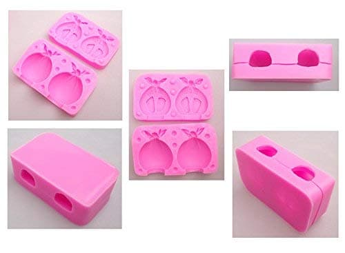 Baby Shower Silicone Candle Mold,3D Baby Foot Silicone Soap Mold Fondant Cake Decorating Candy Chocolate Mould (Boy&Girl) thumbnail 4