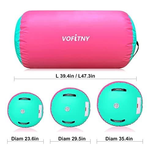 VOFiTNY Gymnastics Tumbling Equipment Air Barrel Inflatable Octagon Tumbler Roller Back-bend Trainer Chearleeding Mat Without Pump thumbnail 9