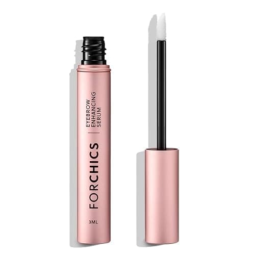 ForChics Eyebrow Growth Serum - Natural Brow Enhancer for Fuller, Thicker Brows in 2 Weeks - Vegan, Hormone-Free with Peptides and Biotin - No Prostaglandins - 3ml thumbnail 9