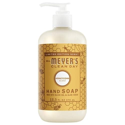 Mrs. MEYER'S Clean Day Liquid Hand Soap Variety Pack 12.5 Fl Oz Each, 1 CT (Rose + Lilac + Mint + Daisy + Dewdrop + Honeycomb) thumbnail 7