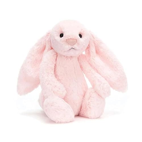 Jellycat Bashful Pink Bunny Medium - L: 9cm x W: 12cm x H: 31cm - Image 1