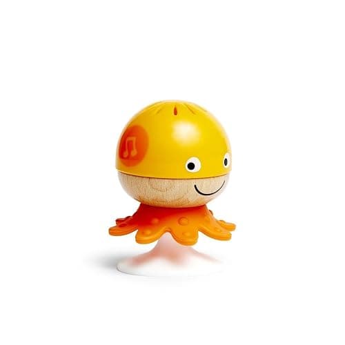 Rattle Set, Hape “Stay-Put” 3 Sea Creatures with Individual Sounds, Teether Details and Suction Pads. 0+ Months thumbnail 4