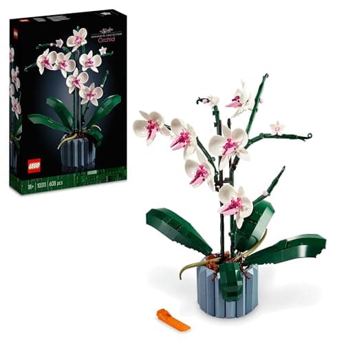 LEGO Icons Orchidea, Set Collezione Botanica Piante Artificiali, Modellino da Costruire con Fiori Finti, Kit Modellismo per Adulti, Idee Regalo per Donna o Uomo, Moglie o Marito, Hobby Creativi 10311 - Image 1