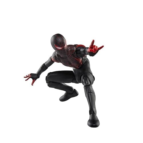 Marvel Legends Series Ultimate Miles Morales, Spider-Man Comics-Inspired Collectible 6-Inch Scale Action Figure with Character-Sized Comic Accessory thumbnail 9