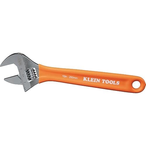Klein Tools D5073 Adjustable Wrench Set, Extra Capacity, 6-Inch, 8-Inch, 10-Inch, Forged Alloy Steel, Metric and SAE, 3-Piece thumbnail 9