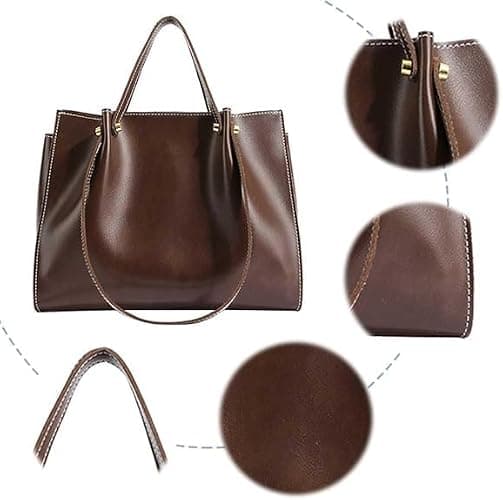 Shoulder Bag for Women with Multi-Pockets Underarm Bag PU Leather Zipper Closure Satchel Bag Solid thumbnail 5