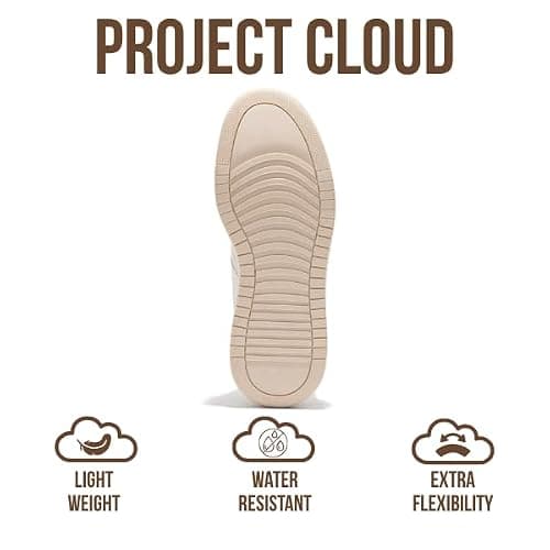 Project Cloud Platform Sneakers for Women - Lightweight Memory Foam Insole Womens Sneakers - Non-Slip Fashion Sneakers for Women Footwear - Women's Fashion Platform Shoes (Nita) thumbnail 5