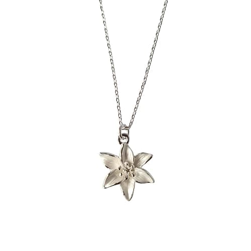 Mini Lily Flower Necklace - Image 1
