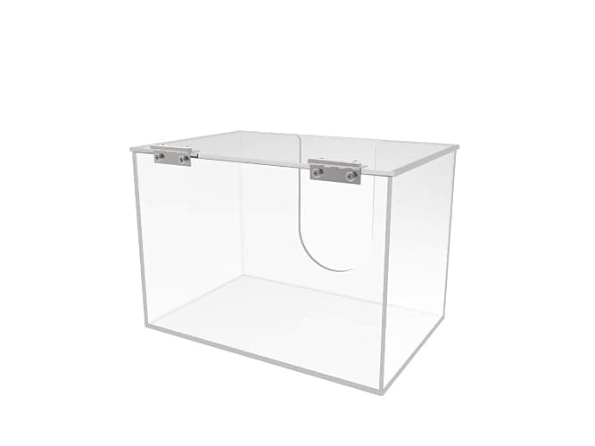 FixtureDisplays® W8.7 x D5.8 x H6.0 Multi-Purpose Clear Acrylic Dispenser Storage Box 10065-NF thumbnail 8