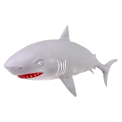 Jumbo 21.5" Shark Squishy Squeeze Stress Ball Soft Fiber Filling - Sensory, Fidget Toy thumbnail 8