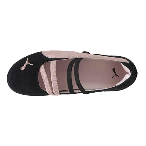 PUMA Womens Speedcat Ballet Suede Ballet Slip On Flats Casual - Black thumbnail 4