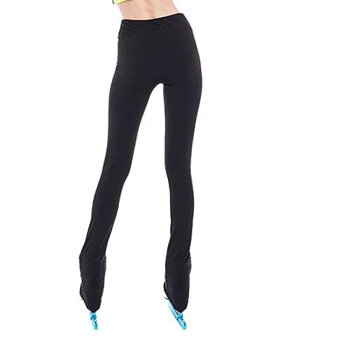 LIUHUO Figure Skating Pants Girls Fleece Practice Leggings Teens Skating Trousers thumbnail 2