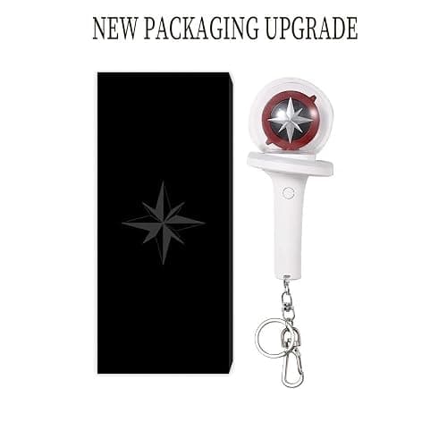 NIUVOO Kpop Stray Kids Light Stick Ver 2 Schlüsselanhänger Konzertfan Geschenk SKZ Goods Frauen Handtasche Geldbörse beleuchteter Schlüsselanhänger Batterie nicht im Lieferumfang enthalten, einfarbig thumbnail 4