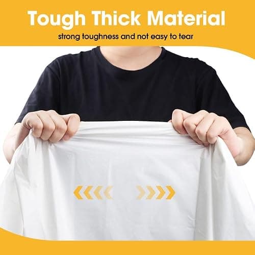 Niuara White Plastic Table Cloth - 4 Pack 54" × 108" Rectangle Disposable Tablecloths for 6FT Tables, Table Cover for Party, Holiday & Gathering Use thumbnail 4