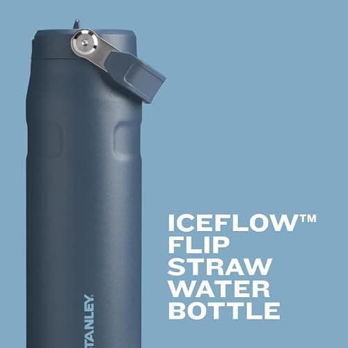 Stanley IceFlow Flip Straw 2.0 Water Bottle 24 oz | Built-In Straw for Travel and Sports | Lightweight and Leak Resistant | Insulated Stainless Steel | BPA-Free | Sienna thumbnail 6