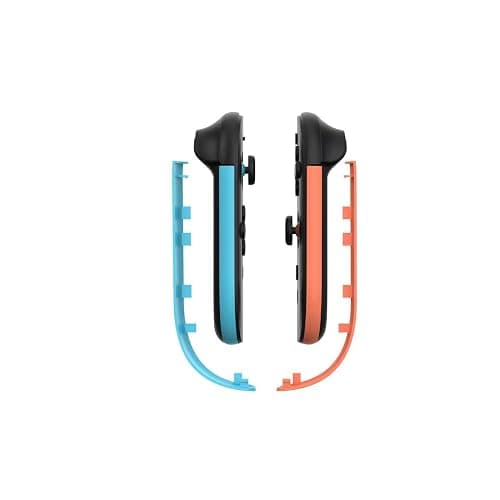 Left and Right Controllers Decorative Strips for Nintendo Switch 2 Gaming Console Replacement Decorative Strip Housing Shell (Left Blue Right Orange) - Image 1