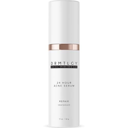 DRMTLGY Acne Spot Treatment and Cystic Acne Treatment. Acne Serum with Micronized Benzoyl Peroxide 5% and Glycolic Acid - Image 1