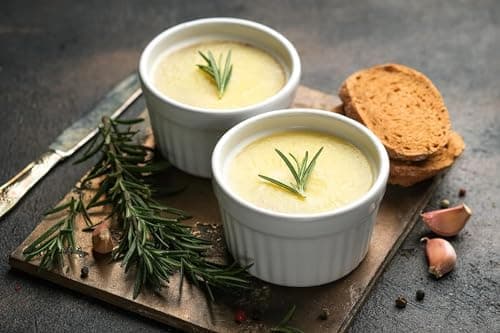 Nuwave Ceramic Ramekins 8 oz, Set of 6, Elegant Classic Style for Baking Souffles, Creme Brulées, Custards, Puddings, 4.3” Wide & 2” Tall, Microwave, Oven & Dishwasher-Safe, Ivory White (6) thumbnail 7