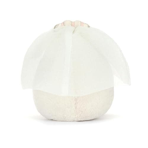 Jellycat Amuseables Boiled Egg Bride Stuffed Toy, 5.5 inches - Food Plush - Fun Wedding & Engagement Gift thumbnail 3