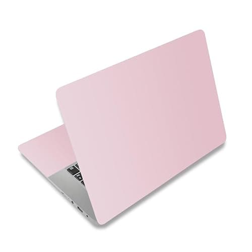 Light Pastel Pink 12 12.1 13 13.3 14 15 15.4 15.6 in Skin Laptop Sticker Decal, Netbook Skins for Notebook PC, Universal Vinyl Laptop Decor Cover for Women Girls, Waterproof Art Protector - Image 1