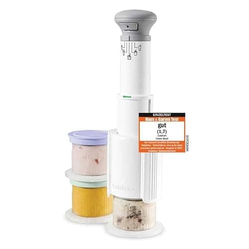 Cuisinart FreezeWand Eismaschine – 5in1 Eiscreme, Sorbet, Milchshake, Slushie – 3 Becher – Vegan, laktosefrei, proteinreich – 5 Min. Zubereitung – Kompakt & tragbar, Weiß/Grau - Image 1
