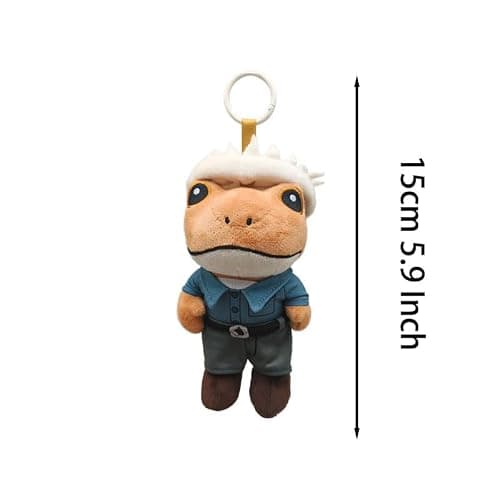 El Sapo-Concho Frog Plush Keychain 5.9 Inch – Cute Soft Frog Bag Charm, Plush Pendant Key Ring thumbnail 2