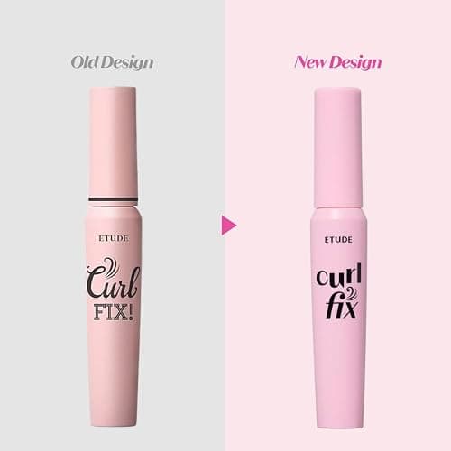 ETUDE Curl Fix Mascara Black 1+1 Set, Lash Mascara, Strong Curl Up, Long-Lasting, Waterproof, Light-Weight, Korean Makeup, Beauty, Vegan Certified (0.27 * 2 Fl Oz) thumbnail 2