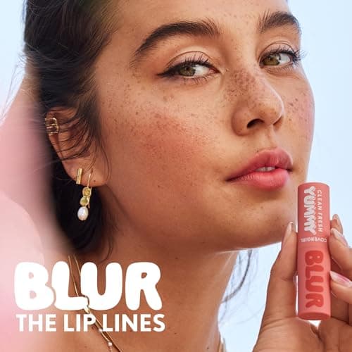 COVERGIRL Clean Fresh Yummy Blur Lipstick, Blurring Effect, Matte Lip Color, Fresh Pear Flavored, Vegan Formula - 140 Into the Blur (Mauvy Pink) thumbnail 5