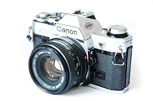 Vintage Canon AE-1 35mm SLR Camera with 50mm 1:1.8 Lens (Renewed) thumbnail 3