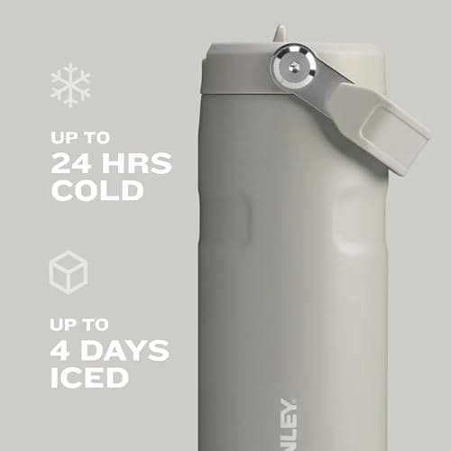 Stanley IceFlow Flip Straw 2.0 Water Bottle 24 oz | Built-In Straw for Travel and Sports | Lightweight and Leak Resistant | Insulated Stainless Steel | BPA-Free | Sienna thumbnail 7