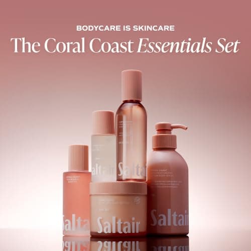 Saltair Body Wash 2-Pack – Moisturizing Body Wash with Niacinamide and Tropical Fruit Extracts – Scented Shower Gel for Women and Men – Coral Coast Scent, 2x 17oz – Vegan, Cruelty-Free, Paraben-Free thumbnail 3