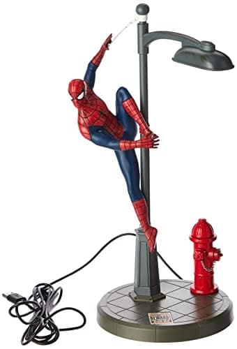 Lampe de Bureau Spiderman - Officielle, Lumière de Table Disney, Projecteur Marvel Streetlight Spider Man, Cadeau pour Fans du Multivers thumbnail 9