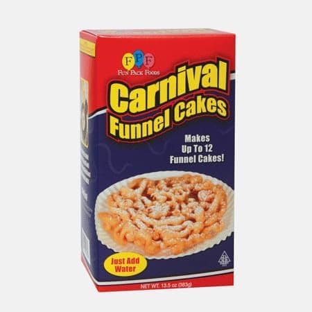 Fun Pack Foods Funnel Cake Mix - 6/13.5oz - (81oz. Value Pack Case) - Makes up to 72 Funnel Cakes thumbnail 2