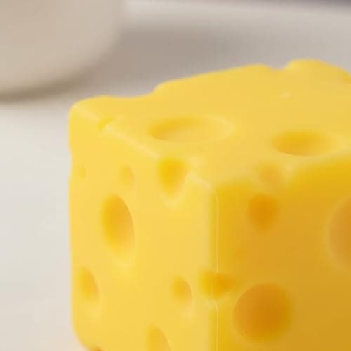 LORBIFIN Cheese Squeeze Toy, Yellow Mochi Stress Relief Maltose Stretch Sensory for and Adults thumbnail 5