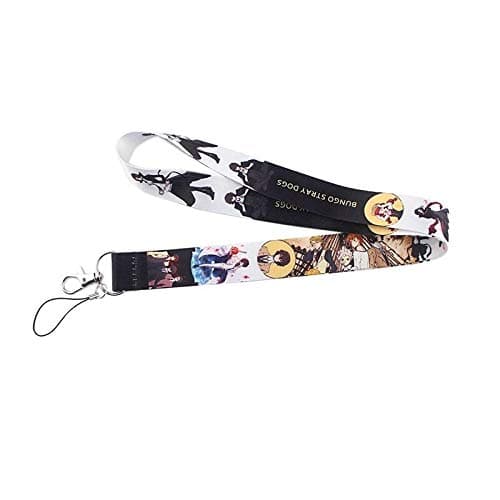 Pinstant Bungo Stray Dogs Manga Anime 17.7" Neck Lanyard Keychain Holder ID Badge Mobile Phone Pin Strap thumbnail 4