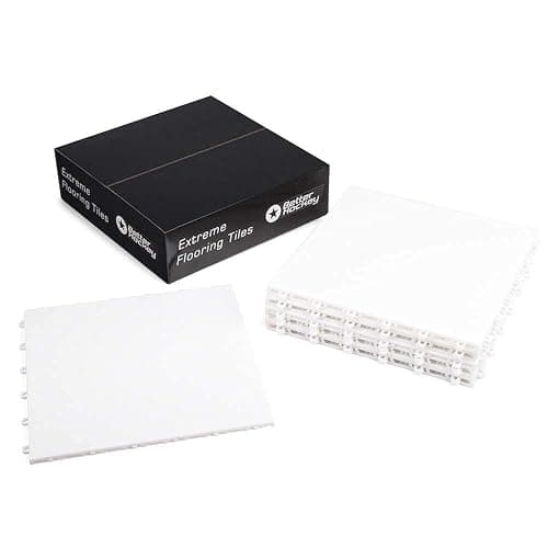 Better Hockey Extreme Dryland Flooring Tiles - Synthetic Ice Panels for Hockey, Professional Quality Training Aid for Shooting, Passing and Stickhandling - Total Size 22.5 Square Feet, 10-Tile Pack - Image 1