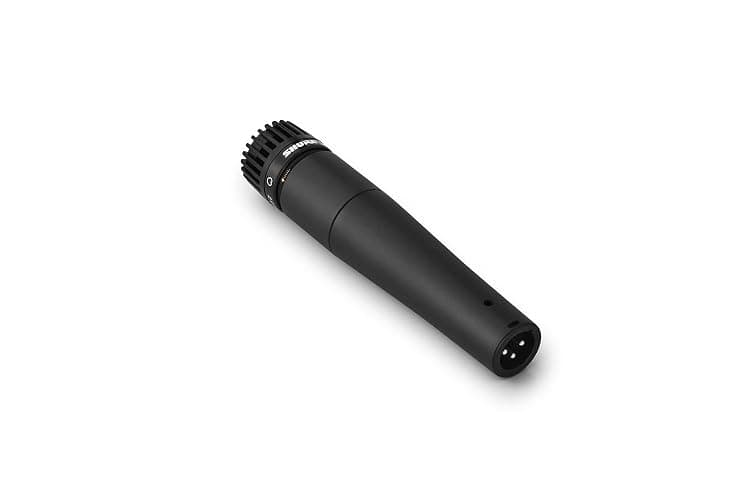 Shure SM57 Dynamic Microphone – Wired Cardioid XLR Instrument Handheld Mic for Guitar Amplifiers, Snare Drum, Percussion, Live Sound & Studio Recording, Black thumbnail 7
