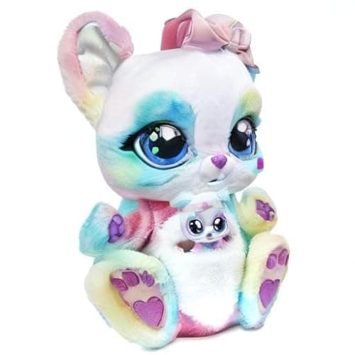 Peek-A-Roo, Interactive Rainbow Plush Toy and Baby with Bonus Bows, Over 150 Sounds & Actions, Kids Toys for Girls Ages 5 and up thumbnail 10