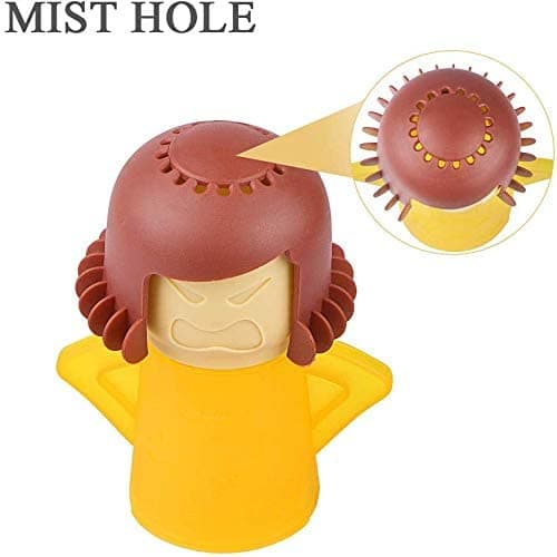 Angry Mama Microwave Cleaner, Microwave Oven Steam Cleaner, Angry Mom Steamer Cleaning Crud Easily in Minutes, Steam Cleans and Disinfects with Vinegar and Water for Kitchen thumbnail 3