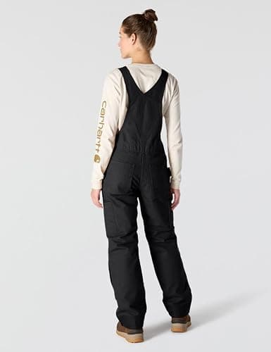 Carhartt Women's Washed Duck Insulated Bib Overall thumbnail 2
