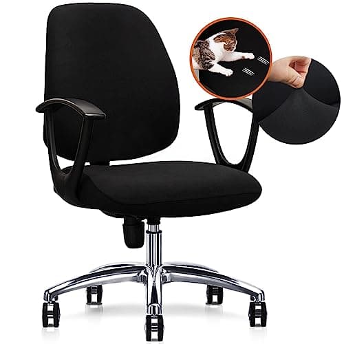 wonderfulwu Stretch Chair Covers Spandex Office Computer Chair Cover Removable Washable Rotate Swivel Chair Protective Covers (Z1)