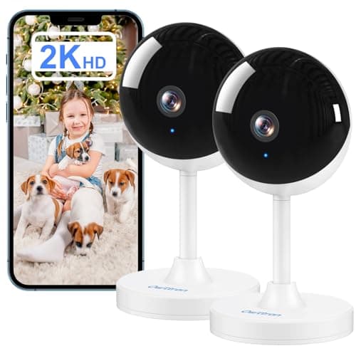 2K Indoor Security Camera, Owltron Camera Surveillance Interieur for Baby & Elder, Pet Camera with Motion Detection, Night Vision, 2-Way Audio, 2.4Ghz WiFi Indoor Camera, Baby Camera with APP & Alexa
