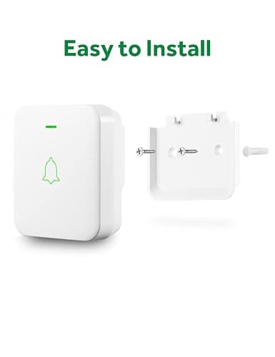 AVANTEK Wireless Door Bell, WA-11 Waterproof Battery Operated Doorbell Chime Operating at 1000 Feet, Portable Door Chime kit with 52 Melodies, 5 Volume Levels, and CD Quality Sound thumbnail 6