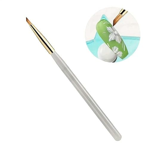 DAIXIANGER 5Pcs Multi-Functional Nail Art Brushes Set, Professional French Tip Brush & Liner Brushes for Gel Polish, DIY Manicure Tools for Ombre, Clean Up & Nail Design thumbnail 8